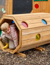 Support en bois pour bac d’exploration sensoriel 70 cm